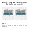 Safe Net for 15ft 8 Pole Trampline