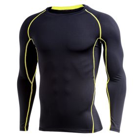 Running Basketball Training Quick-Drying Clothes (Option: Yellow-XL)
