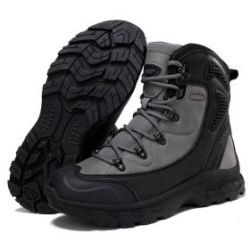 High-top Boots Outdoor Mountaineering (Option: Gray-41)